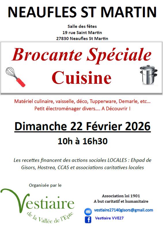 Brocante spéciale cuisine
