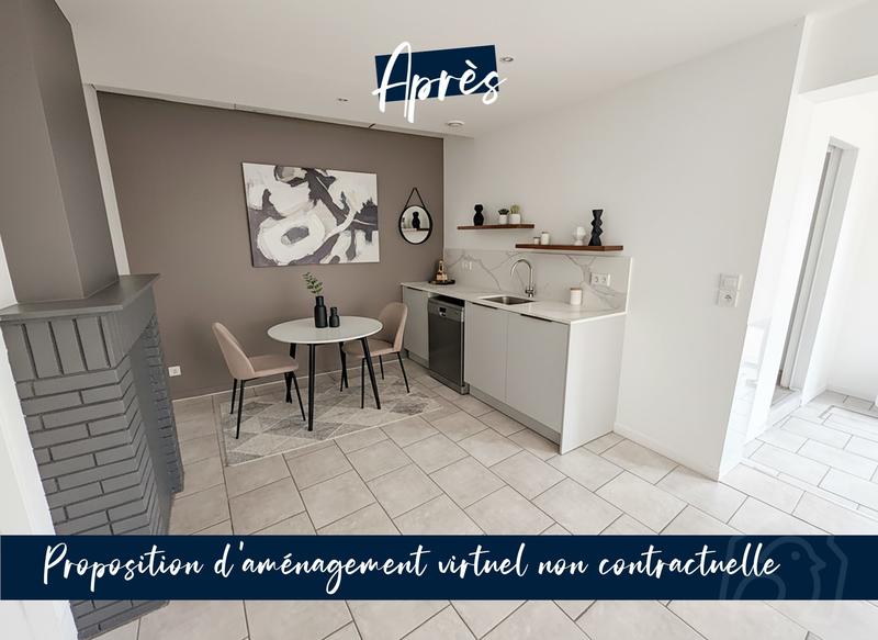 Maison - 62 m² - 2 pièces