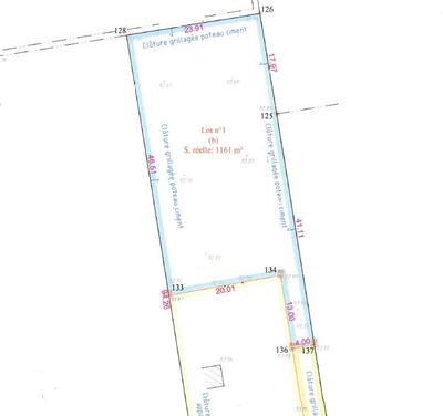 Terrain - 1 161 m²