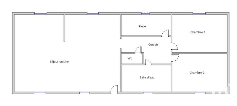 Appartement - 100 m² - 4 pièces