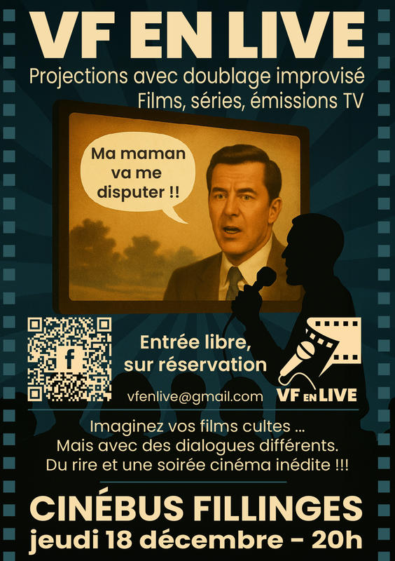 Soirée doublage au Cinéma, Vf 100% improvisée