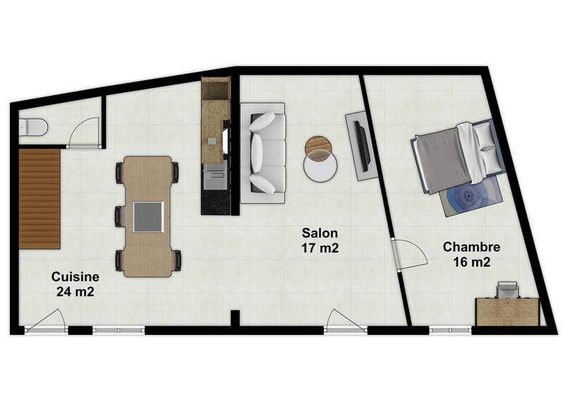 Maison de ville - 112 m² - 5 pièces