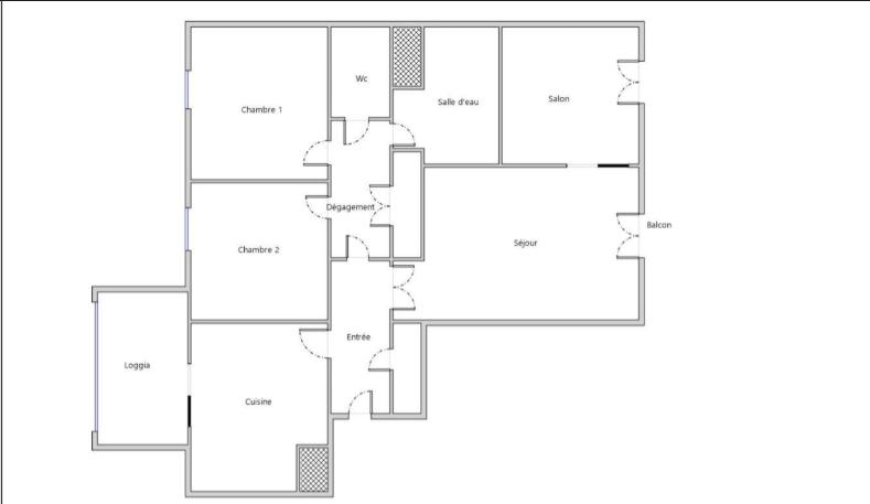 Appartement - 66 m² - 4 pièces