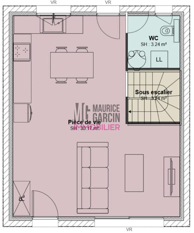 Maison - 75 m² - 4 pièces