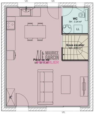 Maison - 75 m² - 4 pièces