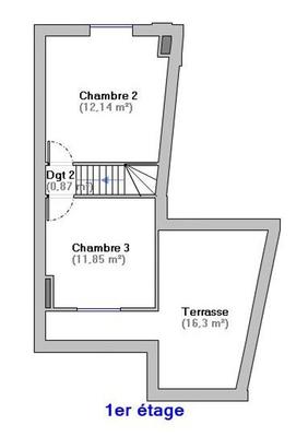 Maison - 68 m² - 4 pièces