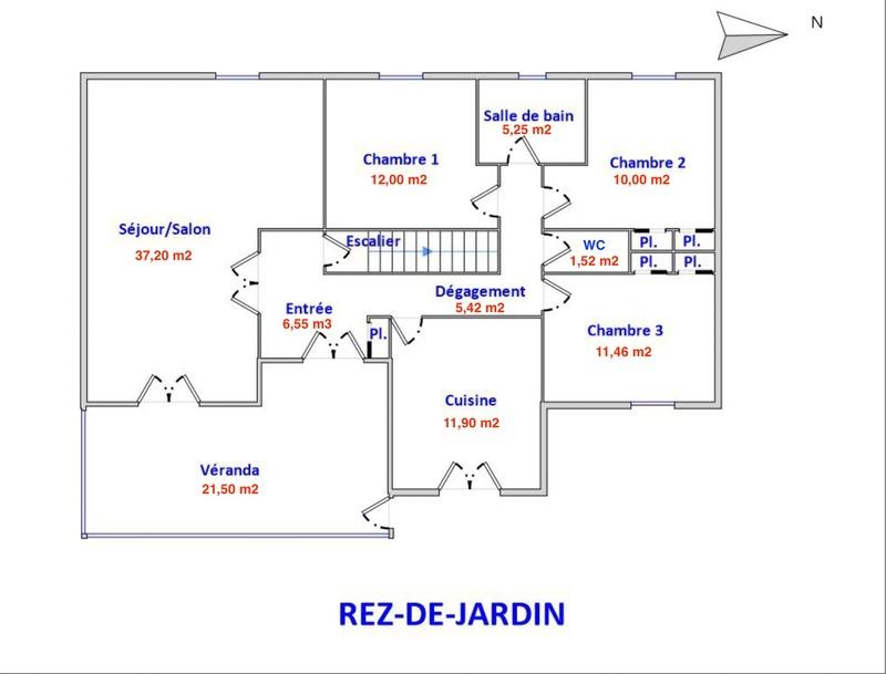 Maison - 98 m² - 4 pièces