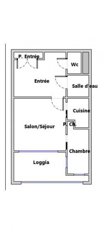 Appartement - 32 m² - 2 pièces