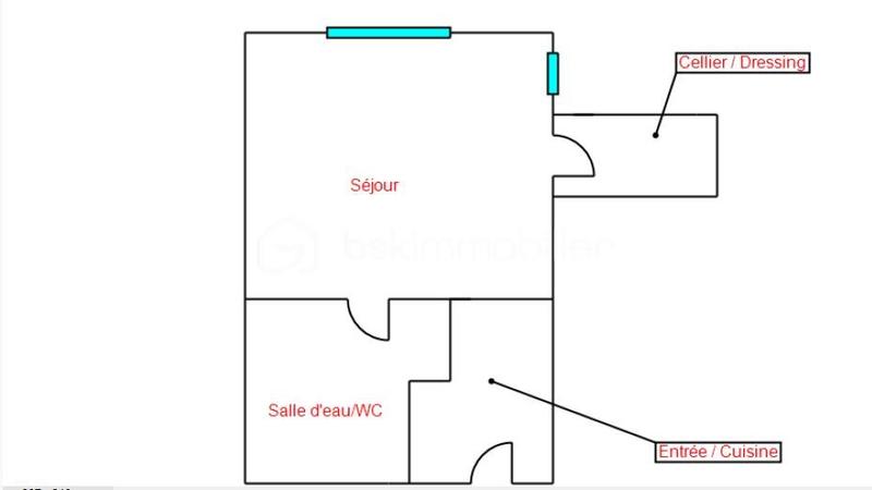 Appartement - 23 m² - 1 pièce