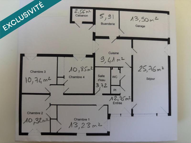 Maison - 100 m² - 5 pièces