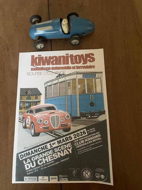 Bourse d'échange de jouets anciens, automobiles et ferroviaire