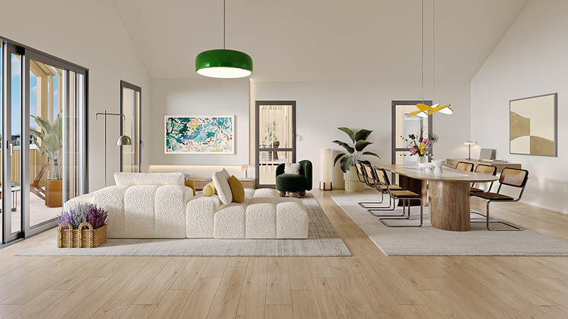 Appartement - 105 m² - 4 pièces