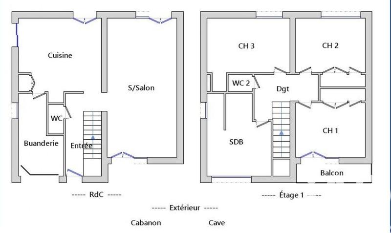 Maison - 108 m² - 4 pièces