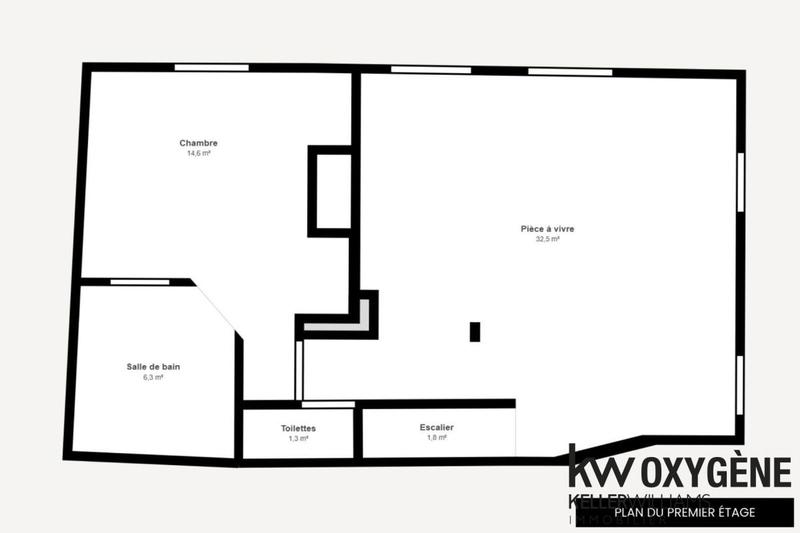 Bureau - 120 m² - 4 pièces