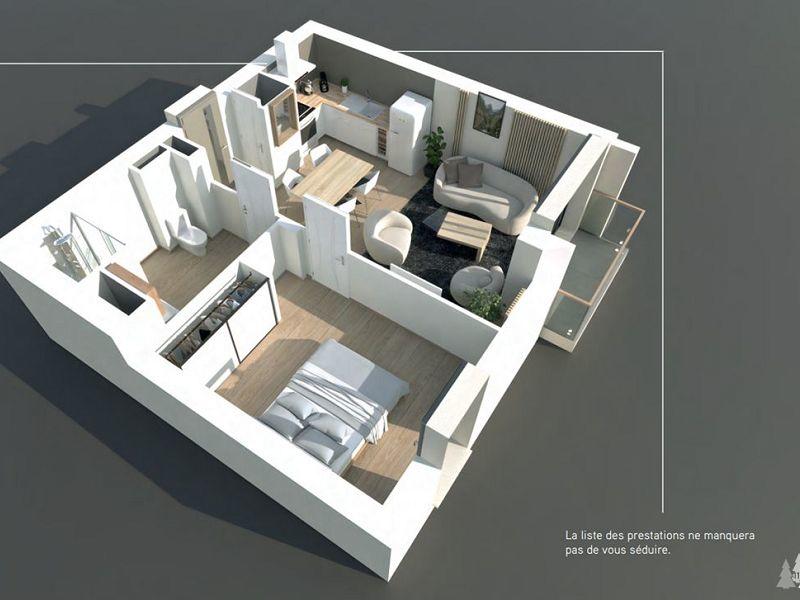 Appartement - 42 m² - 2 pièces