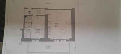 Appartement - 48 m² - 2 pièces