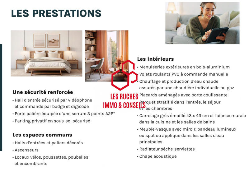 Appartement - 70 m² - 4 pièces