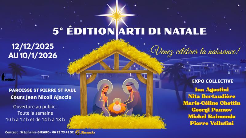 5° Edition Arti Di Natale - Paroisse St Pierre - St Paul à Ajaccio