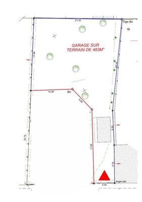 Terrain - 483 m²