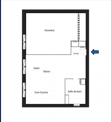 Appartement - 47 m² - 2 pièces