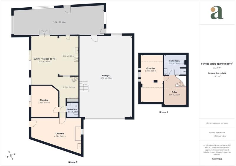 Maison - 128 m² - 4 pièces