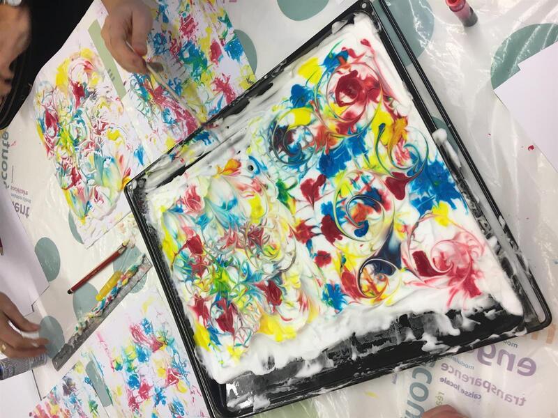 Atelier enfant : Fabrication de papier marbré (à partir de 6 ans, accompagné d’un adulte)