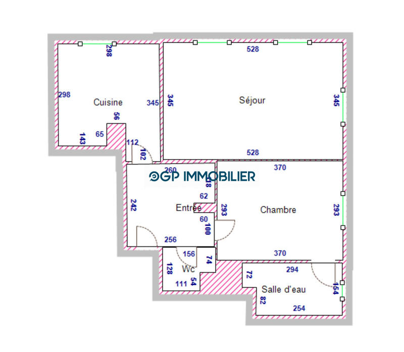 Appartement - 51 m² - 2 pièces