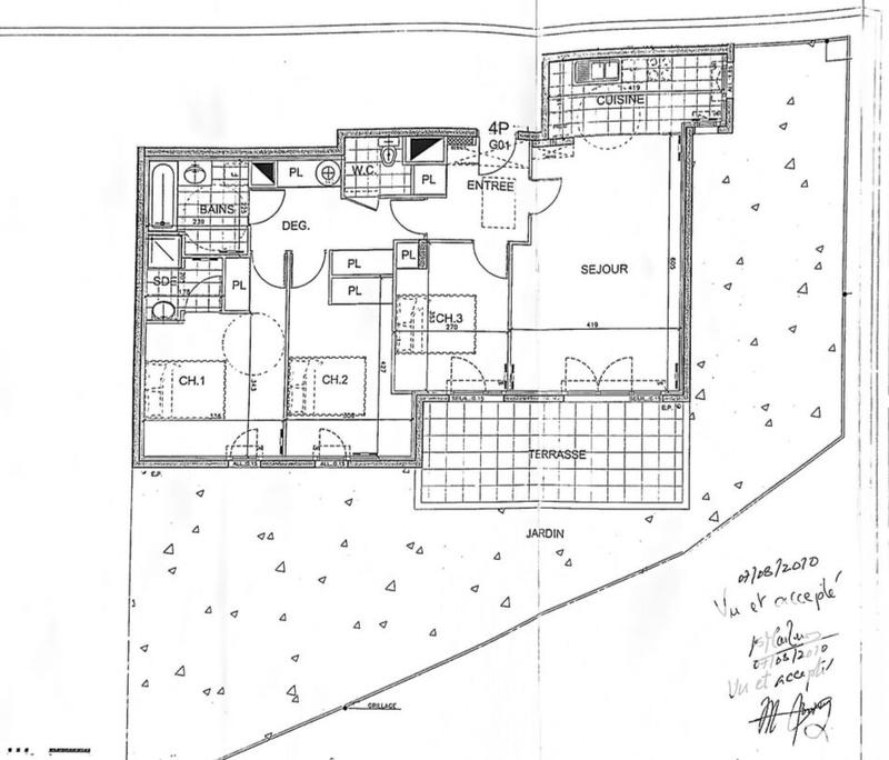Appartement - 90 m² - 4 pièces