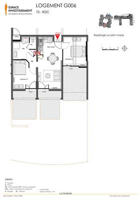 Appartement - 45 m² - 3 pièces