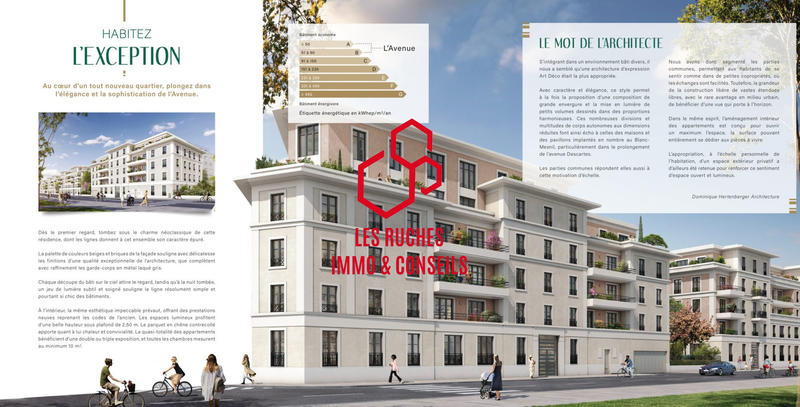 Appartement - 38 m² - 1 pièce