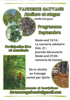 Vannerie Sauvage Atelier « Sapin de Table et Couronne de Noël »