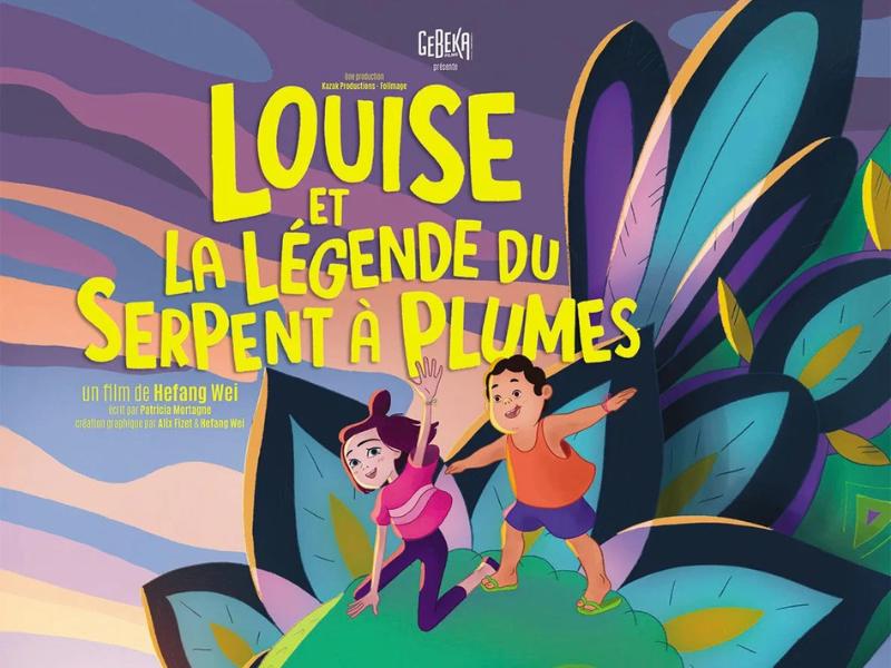 Ciné Goûter à Terres d'Oiseaux "Louise et la légende du serpent à plume"