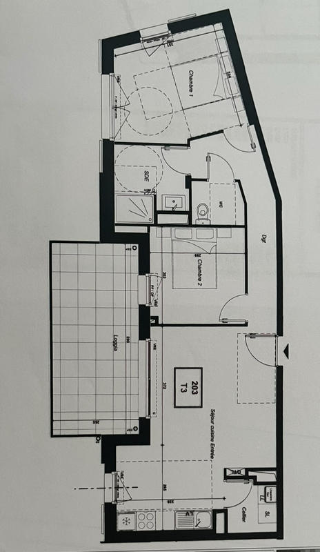 Appartement - 64 m² - 3 pièces