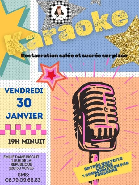 Soirée Karaoké – Émilie Dame Biscuit