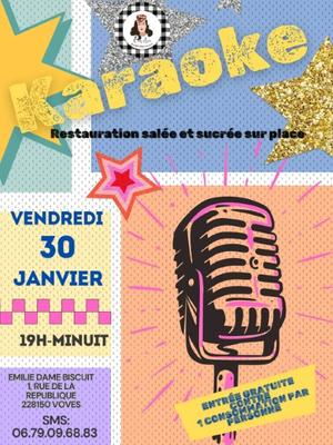 Soirée Karaoké – Émilie Dame Biscuit