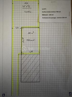 Local d'activité / Entrepôt - 144 m² - 1 pièce