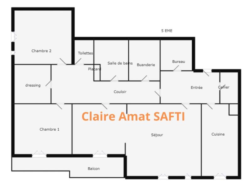 Appartement - 89 m² - 4 pièces