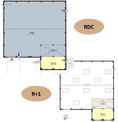 Entrepôt - 1 009 m²