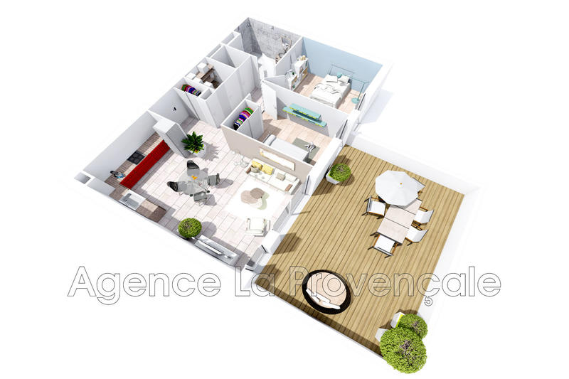 Appartement - 70 m² - 3 pièces