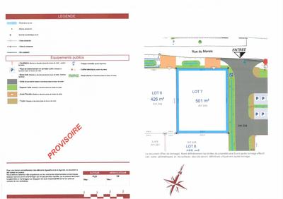 Terrain constructible - 501 m²