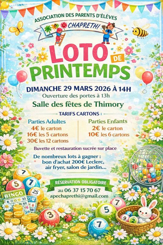 Loto de printemps