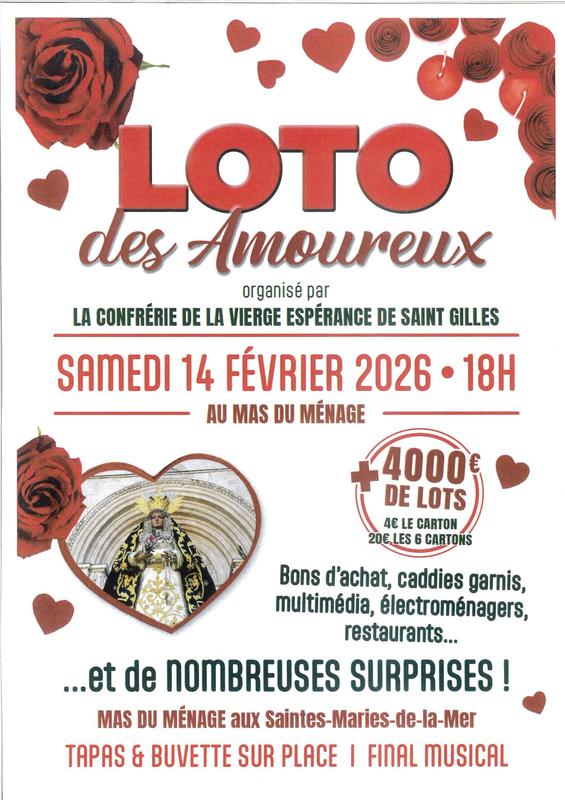 Loto des Amoureux au Mas du Ménage