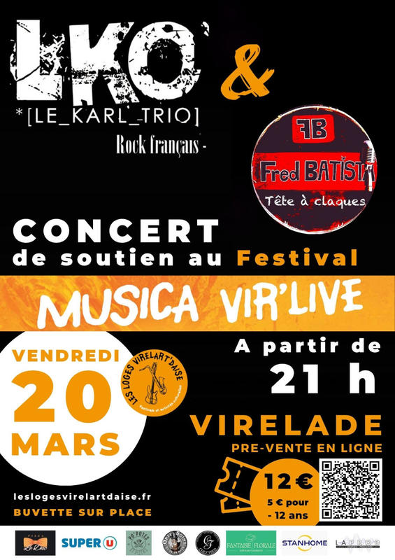Concert Lko &amp; Fred Batista - Soutien au Festival Musica Vir'Live