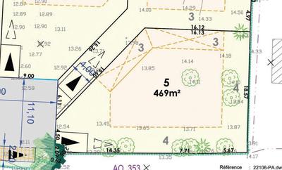 Terrain - 469 m²