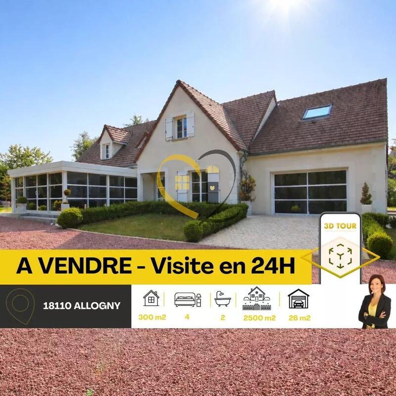 Maison - 300 m² - 11 pièces