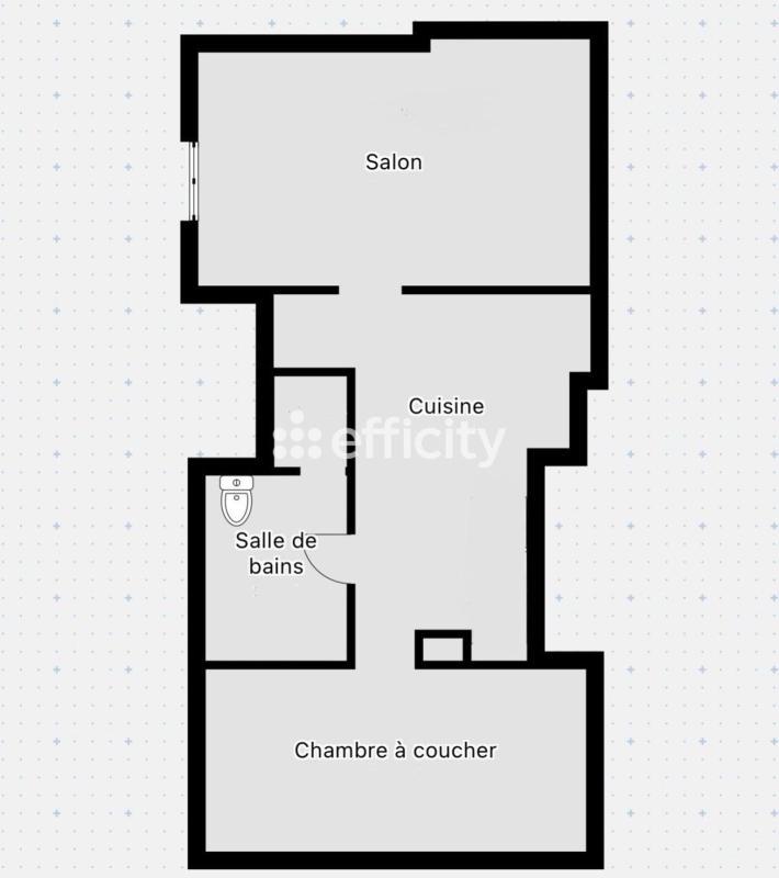 Appartement - 50 m² - 2 pièces
