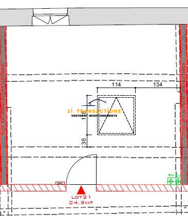 Appartement - 25 m² - 1 pièce