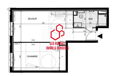 Appartement - 41 m² - 2 pièces