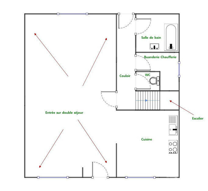 Maison - 115 m² - 5 pièces