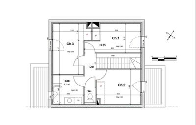 Maison - 80 m² - 4 pièces